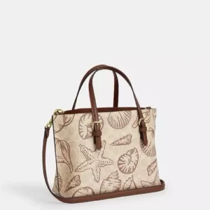 Coach Mollie Tote Bag 25 Shell Print