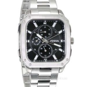Fossil Inscription Multifunction Stainless Steel Men's Watch