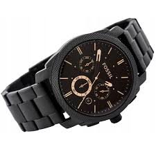 Fossil Men's Machine Chronograph Black Stainless Steel Watch