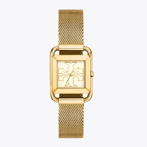 Tory Burch The Miller Square Stainless Steel Mesh